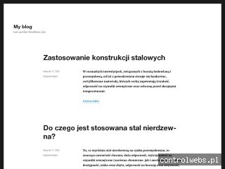 Konstrukcje i przedmioty wykonane ze stali nierdzewnej