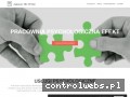 Screenshot strony www.pracownia-efekt.pl