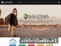Screenshot strony www.makademia.edu.pl