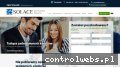 Screenshot strony www.solace.pl