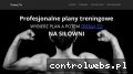 Screenshot strony trenujto.pl