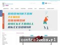 Screenshot strony badmintonpro.pl