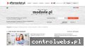 Screenshot strony modzele.pl