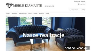 MEBLE DIAMANTE Sofa Chesterfield