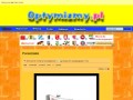 Screenshot strony www.optymizmy.pl