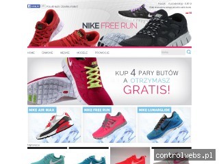 Oryginalne buty Nike Free Run