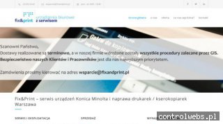 Serwis kserokopiarek Fixandprint Warszawa
