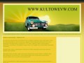 Screenshot strony www.kultowevw.com