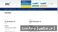 Screenshot strony www.fpc.bielsko.pl