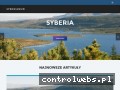 Screenshot strony syberianum.com.pl