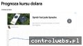 Screenshot strony kursdolara.info.pl
