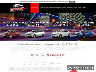 Wypożyczalnia samochodów Metropolis