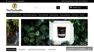 świeczka - pompomcandles.pl