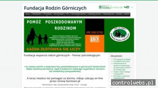 FUNDACJA RODZIN GÓRNICZYCH Dzieci niepełnosprawne