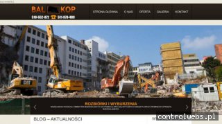 Bal-kop.pl - Rozbiórki budynków, usługi koparkami Warszawa