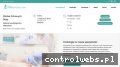 Screenshot strony www.klinikazdrowychstop.com