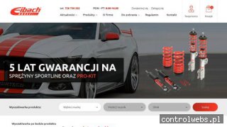 Zawieszenia gwintowane - eibach.pl