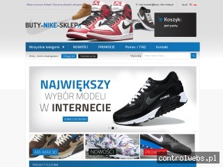 Sklep z obuwiem Nike