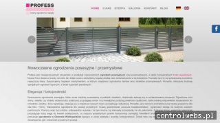 PROFESS Nowoczesne ogrodzenia
