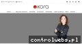 Screenshot strony kora.pl