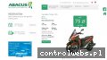 Screenshot strony www.abacusbikes.pl