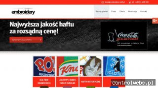 EMBROIDERY haft komputerowy na tkaninach