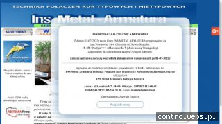 INS METAL rury żeliwne kanalizacyjne