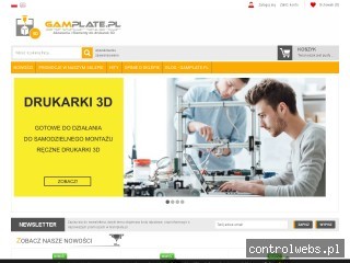 Sklep Gamplate.pl - drukarki 3D i filamenty PLA ABS