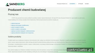 SANDBERG producent zapraw murarskich sandberg