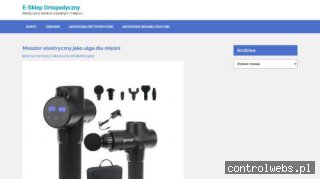 E-sklep ortopedyczny