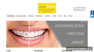 SASKA SMILE Aparaty stałe warszawa