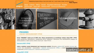 PROGRES. Usługi i szkolenia BHP i PPOŻ