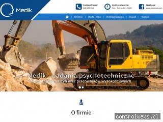 Medik badania psychotechniczne Mysłowice
