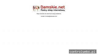Bluzki damskie i sukienki online w Damskie.net