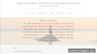 Natasza Cholewa psychoterapia Kraków