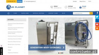 Blue Planet generator ozonu cena