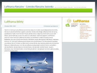 Lufthansa Rzeszów