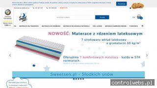 Materace pocketowe - sweetsen.pl