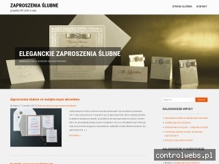 Projekty zaproszeń ślubnych