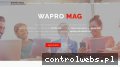 Screenshot strony wapro-mag.pl