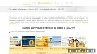 Pożyczki przez internet za darmo