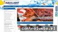 Screenshot strony aqua-light.pl