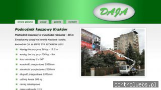 Wynajem zwyżki Kraków