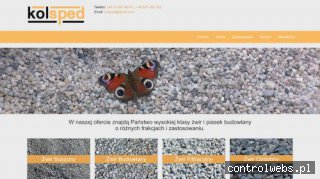 KOLSPED Piasek suszony