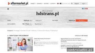 HDSTRANS transport specjalistyczny HDS