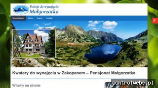 MAŁGORZATKA wczasy zakopane