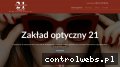 Screenshot strony 21zakladoptyczny.pl