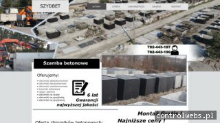 Szamba betonowe SZYDBET