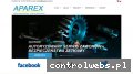 Screenshot strony www.aparex.pl