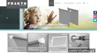 PRAKTO Rolety bez sznurka